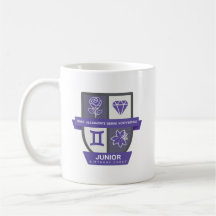 Crest de cumpleaños de Géminis™ para taza del 1 al