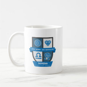 Café Crest de cumpleaños de Libra™ para taza del 23-30