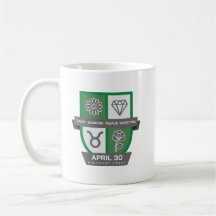 Crest de cumpleaños de Tauro™ para taza del 20-30