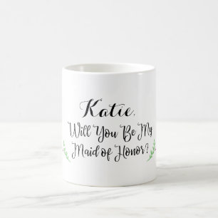 Café Criada personalizada de la taza del honor