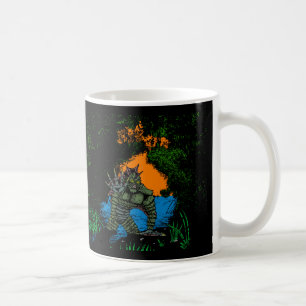 Café Criatura de la variante negra de la taza de la