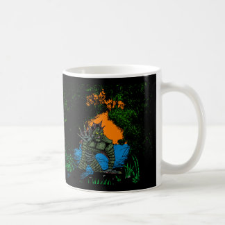Café Criatura de la variante negra de la taza de la
