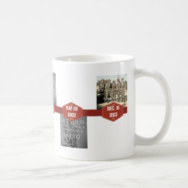 Café cronologías de la taza del jalón de los momentos