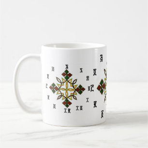 Café Cruz etíope - taza del reloj de tiempo