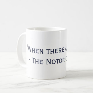 Café Cuando hay taza de la cita de nueve RBG