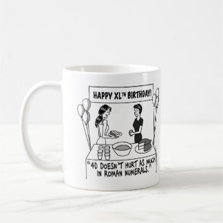 Café Cuando las mujeres dan vuelta a la taza de 40