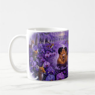 Café Cuando las palomas lloran Taza de arte de amor y p