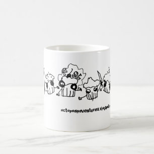 Café Cuatro magdalenas de la taza de la apocalipsis