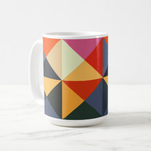 Café Cubierta de color Aqua Resumen Estilo Taza de Mug