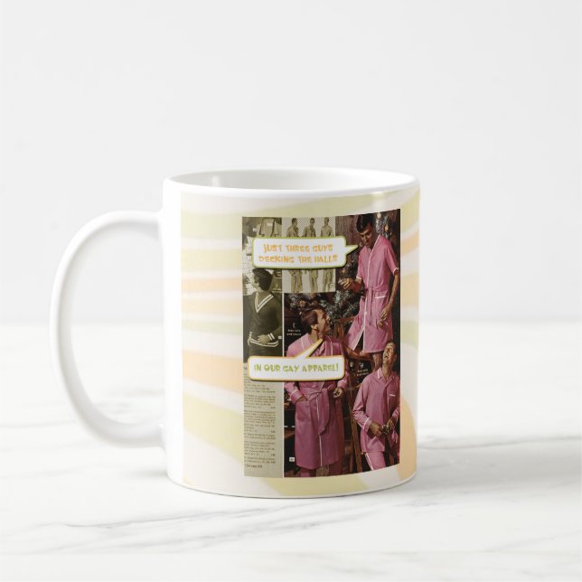 Café Cubierta la taza gay divertida de los pasillos (Izquierda)