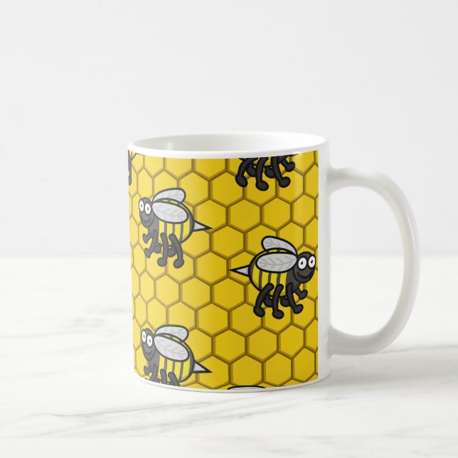 Café Cubierto en la taza 2 de las abejas (Derecha)