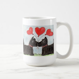 Café Cumpleaños etc. de la taza de Terrier del escocé