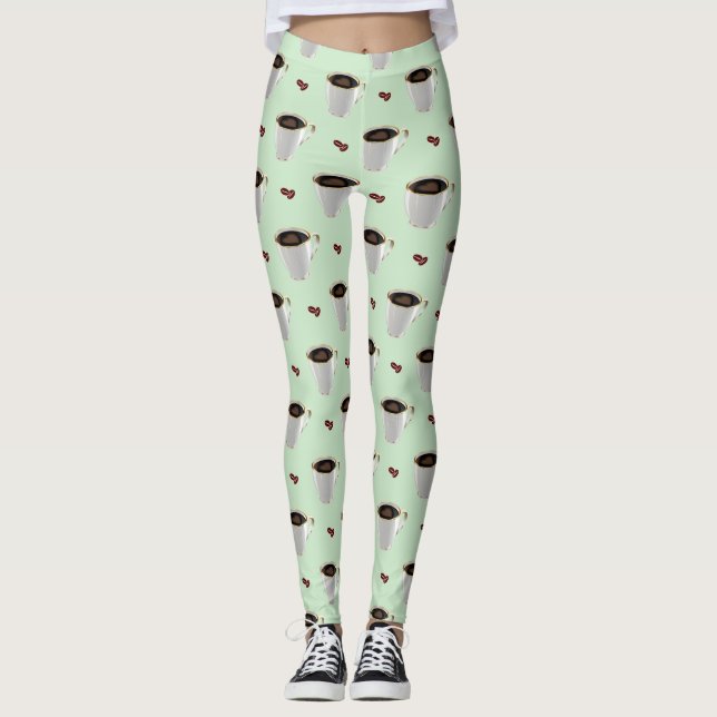 CAFÉ CUPS & BEANS LEGGINS (Anverso)