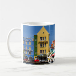 Café Curaçao en blanco taza blanca clásica de 11 onzas