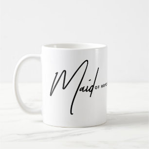 Café “Dama de Honor” Regalo Elegante – Taza para la Fie
