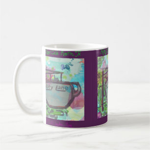 Café De Austin del tiro taza del carril de Kerby detrá
