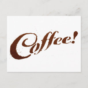 Café de Café Molido - Tarjeta Postal