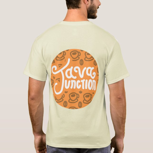 Café de Java Junction y Naranja de camisetas de Be (Reverso)