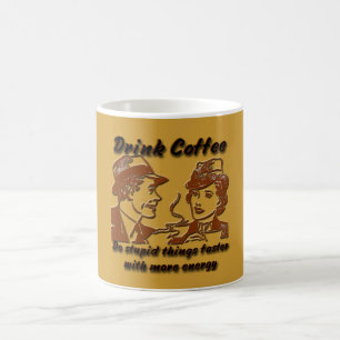 Café de la bebida 11 onzas. Taza