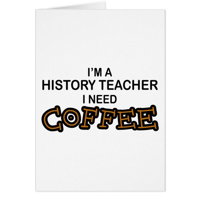 Café de la necesidad - profesor de la historia (Frente)