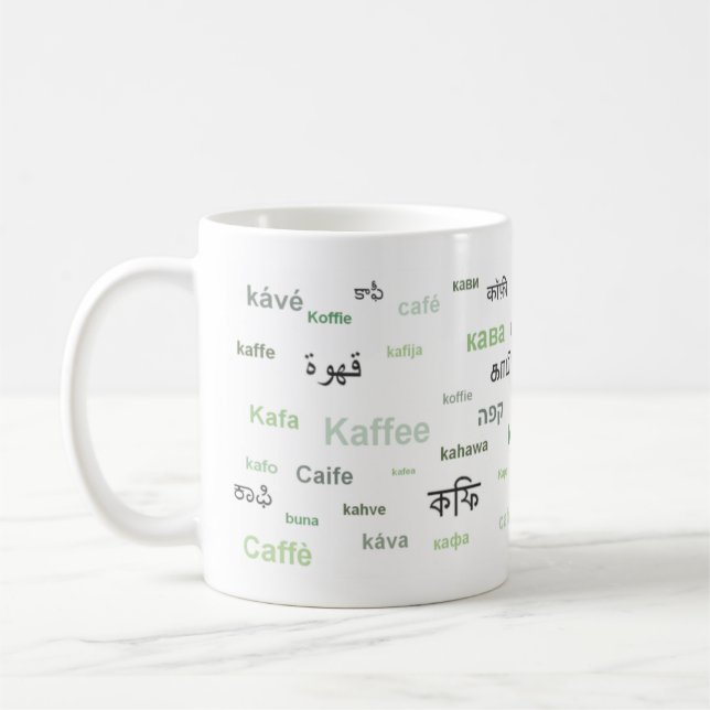 Café de la taza del mundo (en verde) (Izquierda)