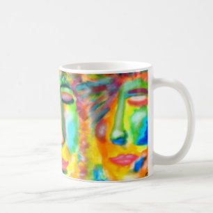 Café De los chicas de la noche taza del Bello Artes