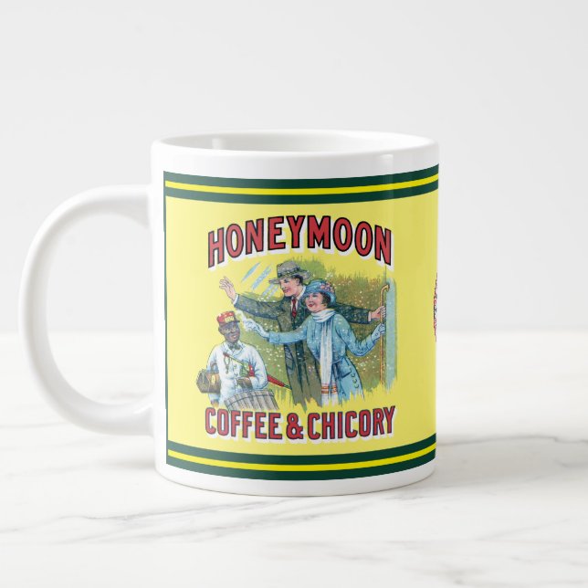 Café de luna de miel y taza de achicoria (Izquierda)