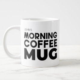 Café de Mañana Genial Taza de Café Gigante con Nom