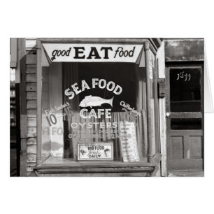 Café de mariscos, 1937