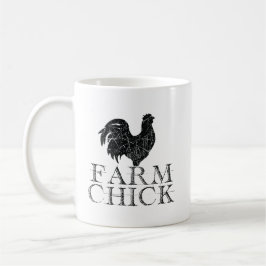 Café de pollo de granja Mug - Copa de regalo de Ch