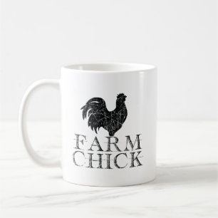 Café de pollo de granja Mug - Copa de regalo de Ch