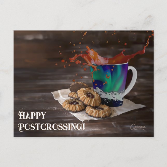 Café de posttravesía - postal (Anverso)