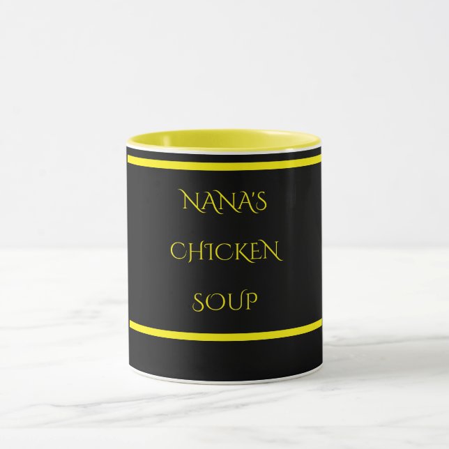 Café de SOPA de "NANA" o taza de té. (Centro)