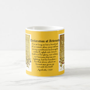 Café Declaración de la taza escocesa de la
