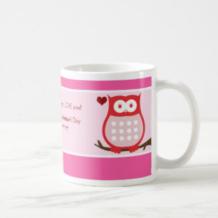 Café Del BÚHO AMOR siempre usted regalo de la taza de