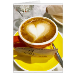 Café del italiano del corazón de Amoreccino I