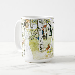 Café Desayuno de Carl Larsson en la taza abierta