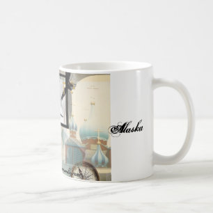 Café Descubra la taza de Alaska
