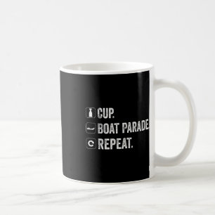 Café Desfile de barco de taza Repetición Aficionados al