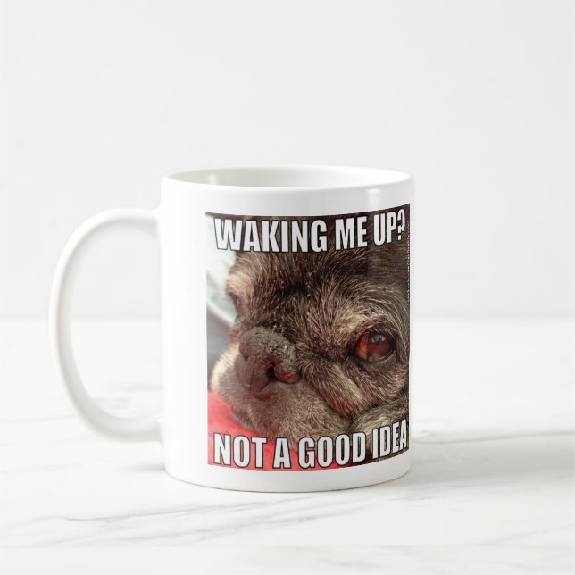 Café ¿Despertándome? Taza de Bumblesnot (Izquierda)
