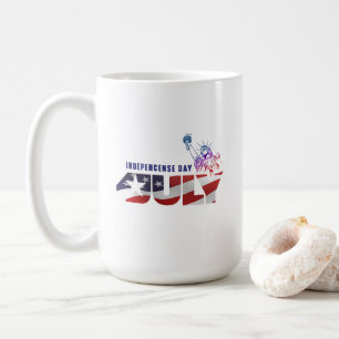 Café Día de la Independencia Taza Clásica #15