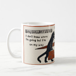 Café Diario de una mala taza del gato (gato negro del
