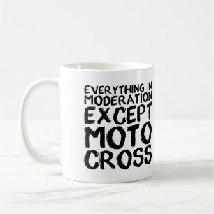 Café Dichos divertidos de taza de motocross moderada pa