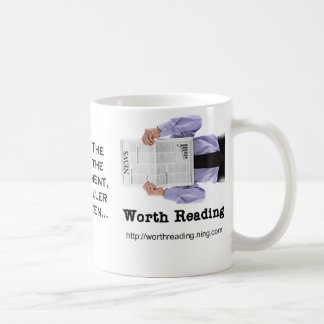 Café Digno de la lectura de la taza