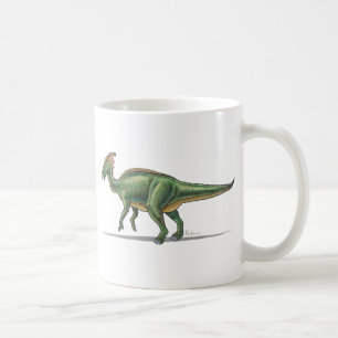 Café Dinosaurio de Parasaurolophus de la taza