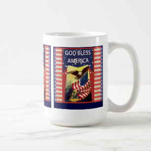 Café Dios bendice la taza de América