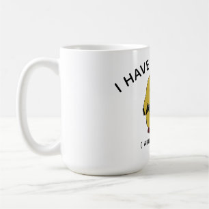 Café Diseño de cita de taza divertida de pato