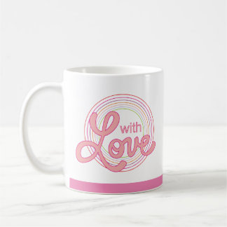 Café Diseño de impresión de taza con amor