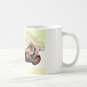 Café Diseño de la moto - taza del poema del hijo
