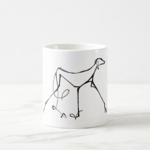 Café Diseño de la taza de Azawakh de David Moore